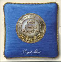 (1988, 7 монет) Набор монет Великобритания 1988 год    Буклет
